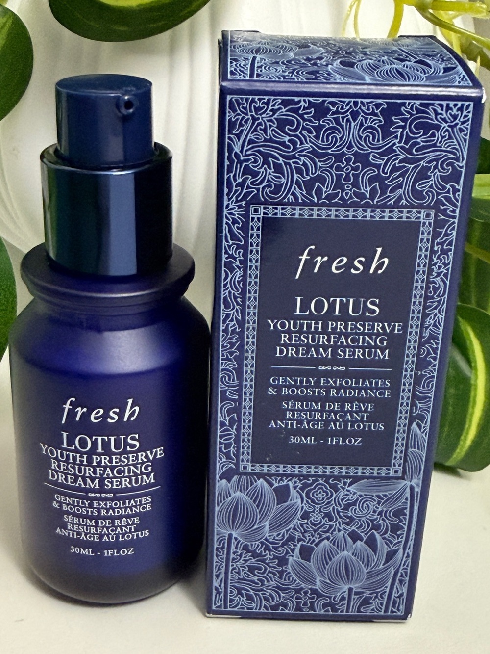 Fresh Lotus Youth Preserve Resurfacing Dream Serum 1 oz NEW